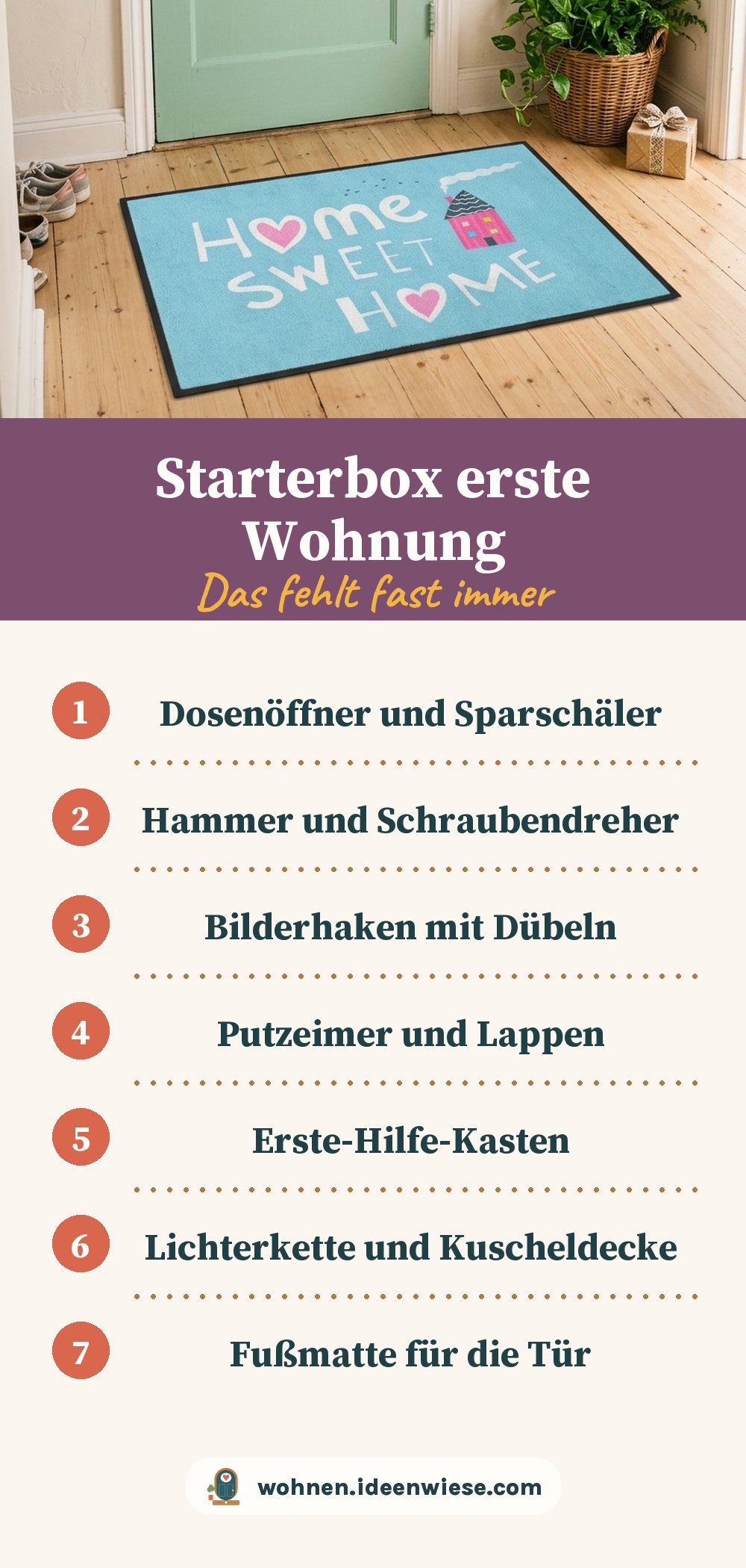 Einzugsgeschenk erste Wohnung: 7 Dinge, die immer fehlen