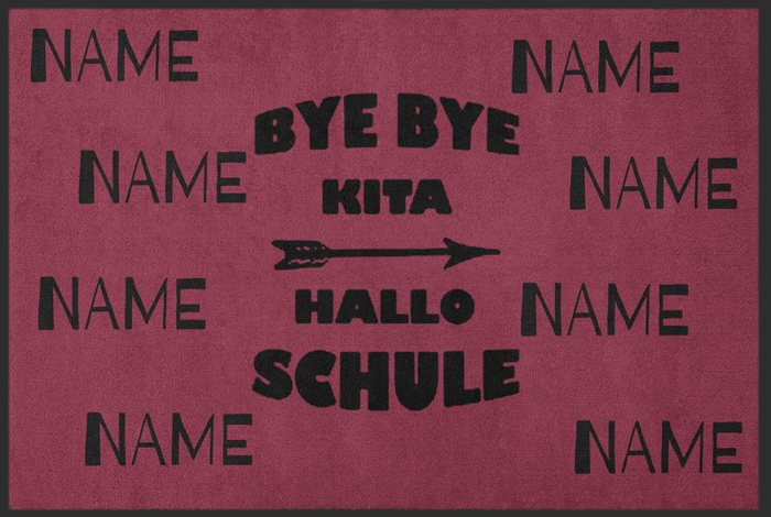 Kita-Matte „Bye bye Kita, hallo Schule“