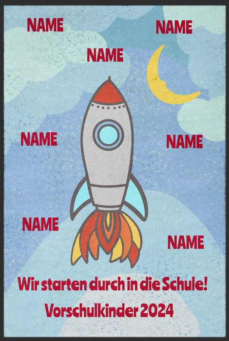 Kita-Matte „Wir starten durch in die Schule“