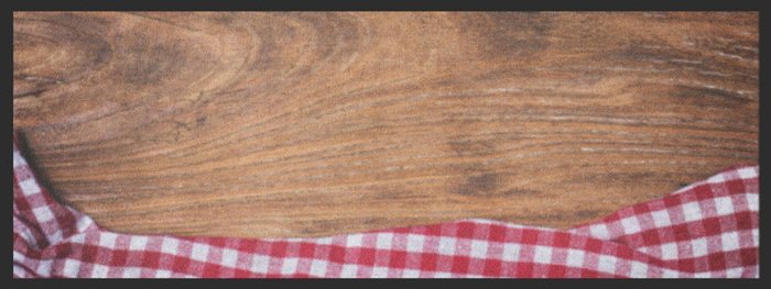 Küchenläufer „Holz mit Karotuch“
